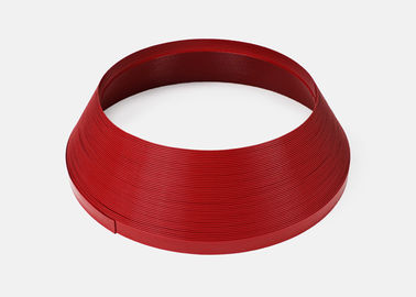 اللون الأحمر LED قناة تريم كاب شكل J مرونة جيدة مع شهادة SGS غطاء بلاستيكي