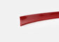 اللون الأحمر LED قناة تريم كاب شكل J مرونة جيدة مع شهادة SGS غطاء بلاستيكي