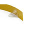 غطاء تقليم من الألومنيوم باللون الأصفر للطلاء من جانب واحد حافة غطاء حرف قناة لرسالة أكريليك
