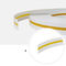 PVC بقيادة الأبجدية رسالة حافة 3D الجانب تمرير شرائط الضوء اللون الأصفر